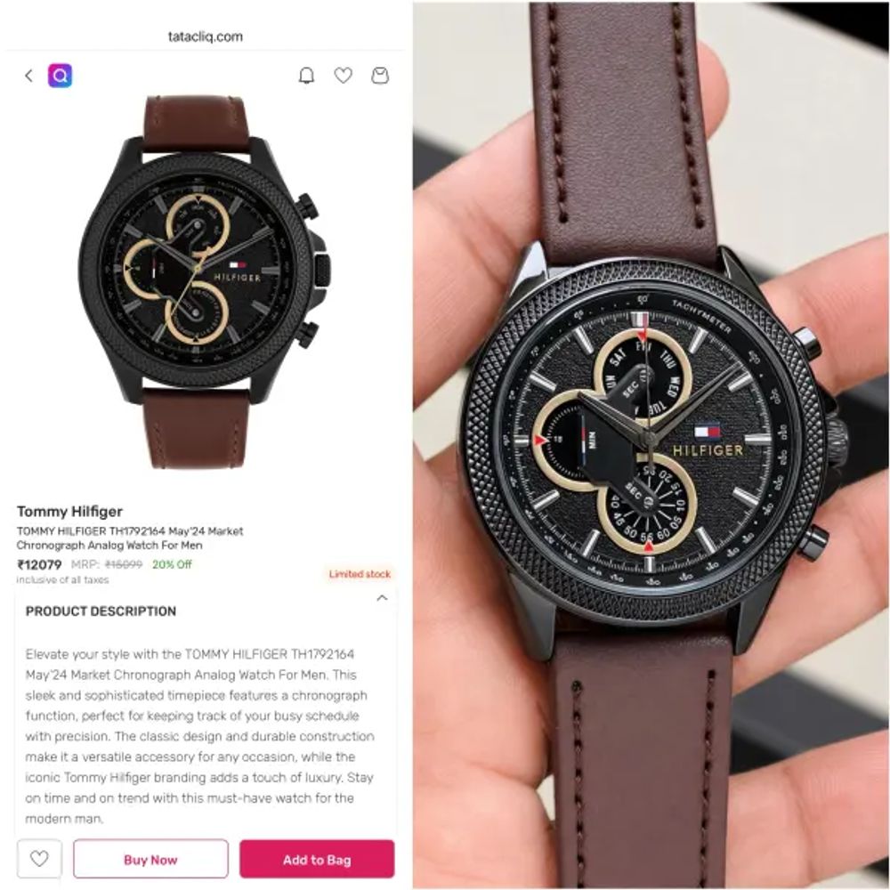 Tommy Hilfigar Clark Leather Brown