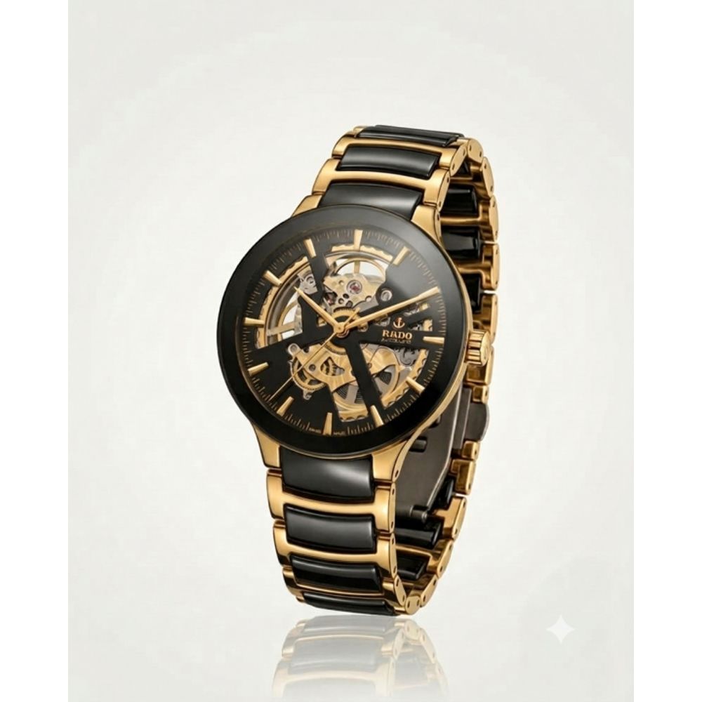 Radd_o Centrix Automatic Open Heart black gold and black bazzle