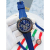 SALEAT Tag Huer FORMULA 1 CHRONOGRPH SILVER BLUE SILICON BELT AT362