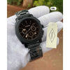 FOSIL MACHINE CHRONO BLACK BROWN HQ AT239