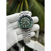 Seiko Sports GMT Open Back Silver Green AT438