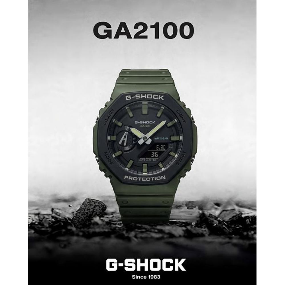 Casio G Shock Ga2100 full green