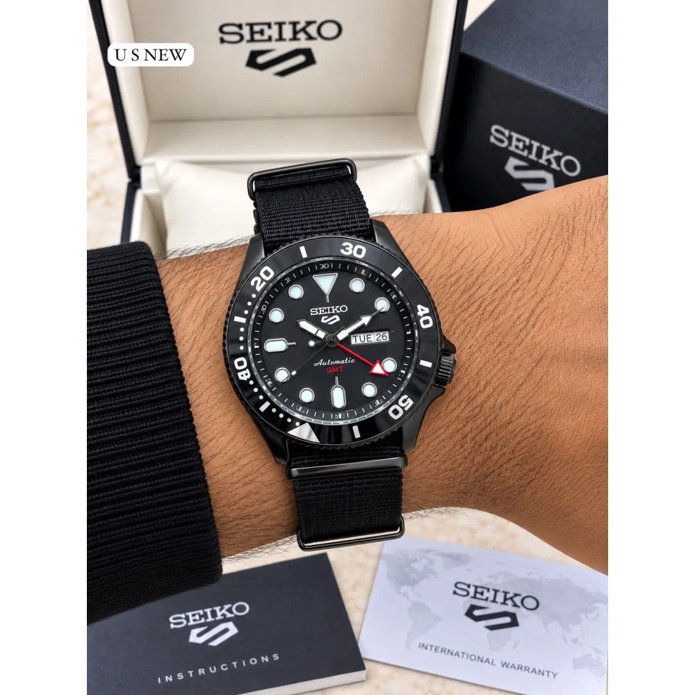 SEIKO GMT BLACK
