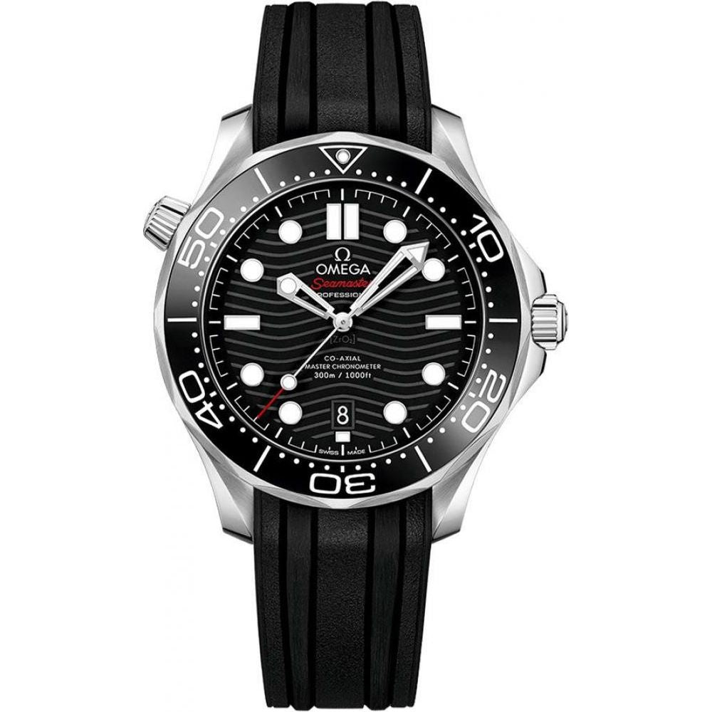 Omegg_a Seamaster Diver 300M Automatic Black-Silver-Black