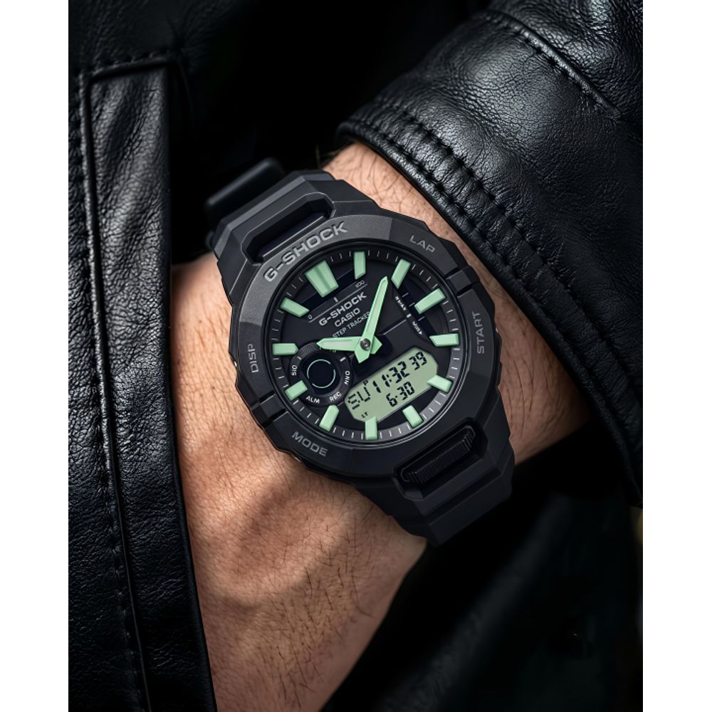 Casio G Shock GBA-950-2A Full Black LimeGreen-Needles