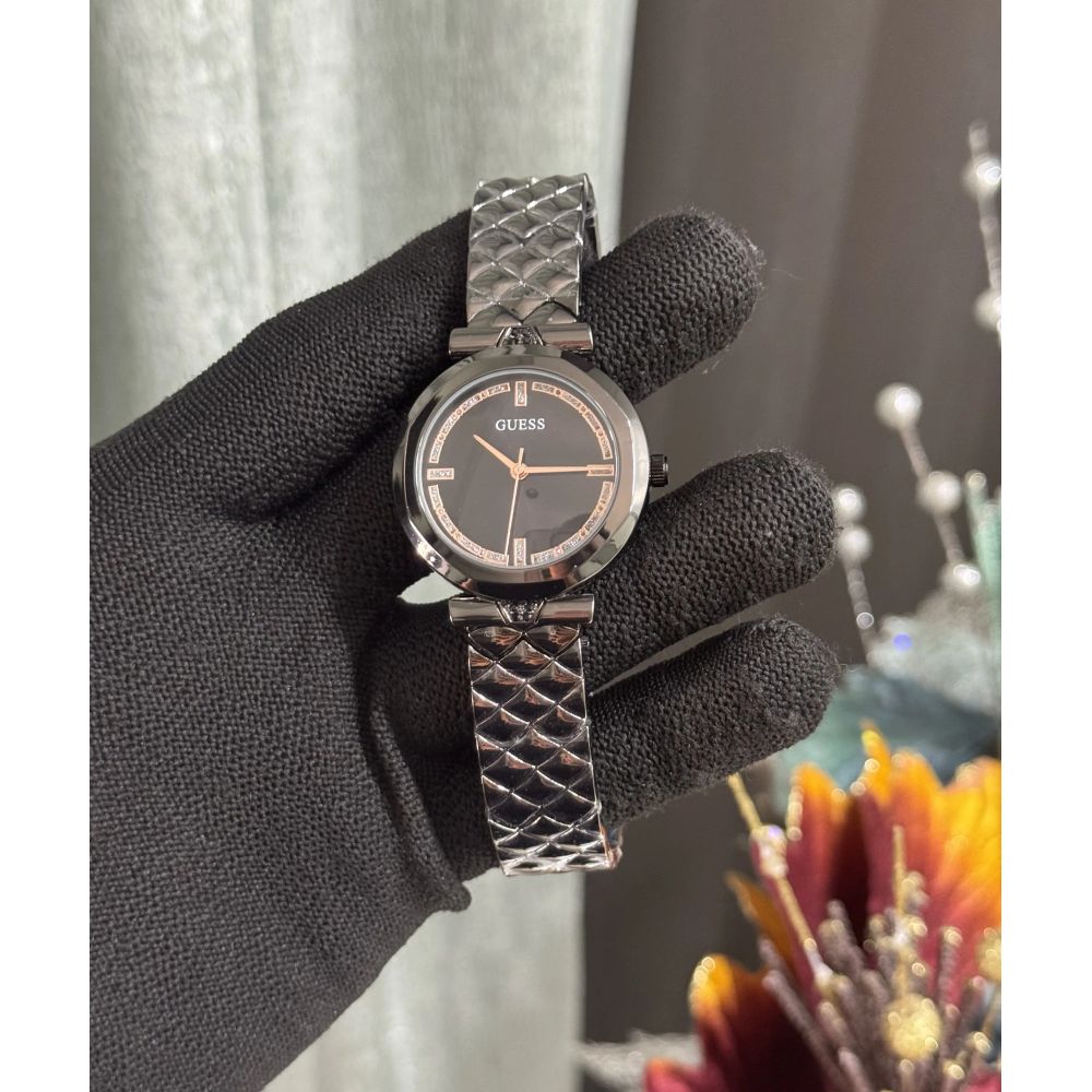 Gues s All Black Premium Ladies Watch