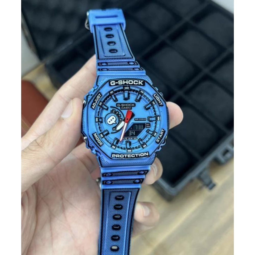 Casio Gshock Ga-2100 Manga Blue