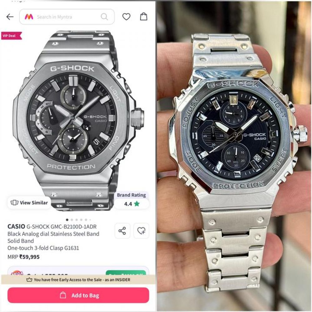Casio G-Shock GMC-B2100ZE-1AJR Silver-Black