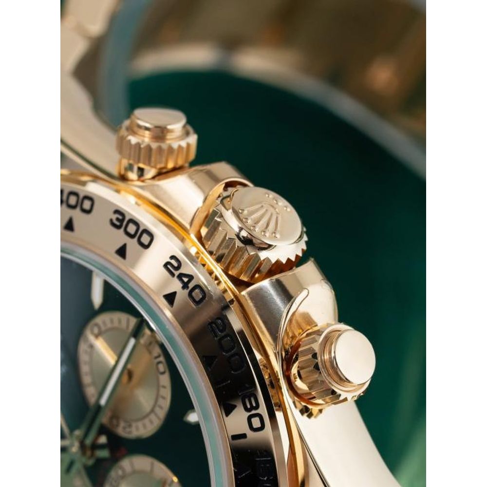 Rolee_x Oyster Perpetual Daytona Chosmograph Gold-Green-Gold Chronograph