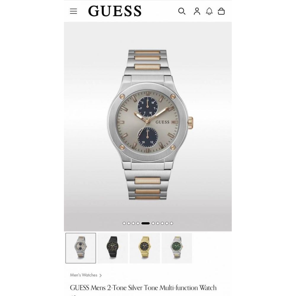Gues s Jet Multifunction Mens Analog watch