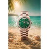 Rolex Oyster Perpetual Everose Gold and Diamond Bezel