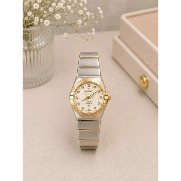 Omeg_a Constellation CoAxial Diamond 159 Dial