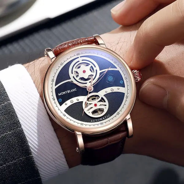 Montblanc Star Legacy Nicolas Rieussec Chronograph style brown copper black