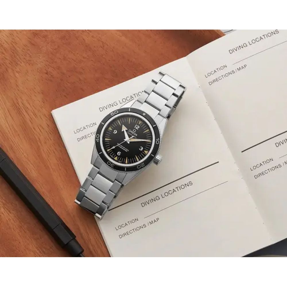Omeg_ga Seamaster 300 Co-Axial Master Chronometer silver Black