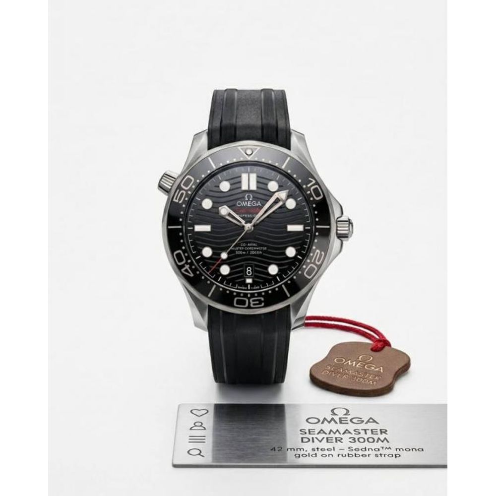 Omegg_a Seamaster Diver 300M Automatic Black-Silver-Black