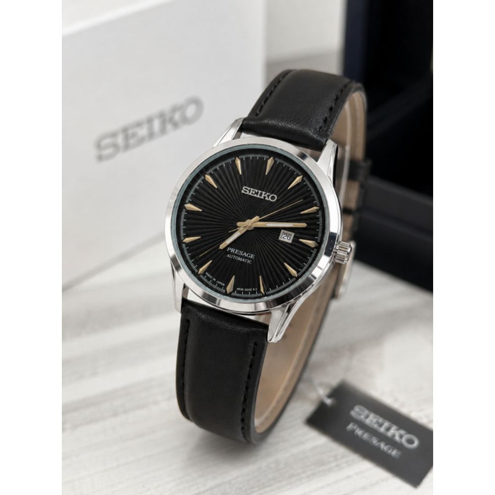 SEIK O PRESAGE LEATHER QUARTZ 929
