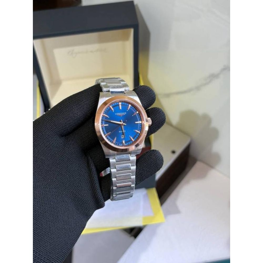 LONGINEZ CONQUEST QUARTZ ANALOG WATCH HVY 9