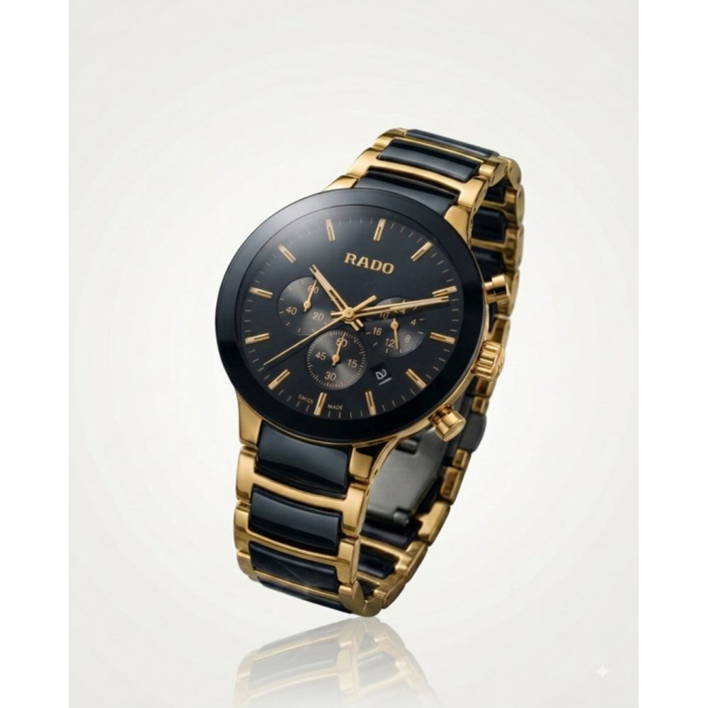 Radd_o centrix chronograph 2 ton Black Gold
