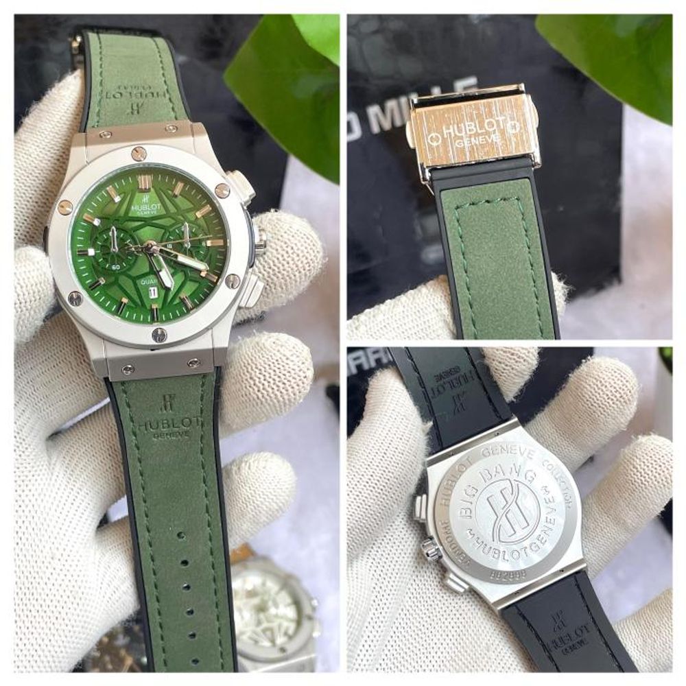 Hublot Big Bang NoN Chrono Silver Green AT447