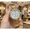 Micheal Kors Parker Gold-White 104
