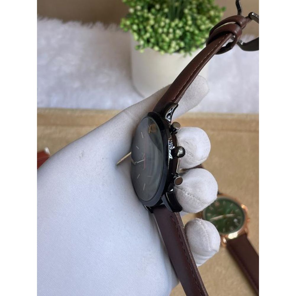 Fosil Neutra Chrono Brown Green B Dial AT403