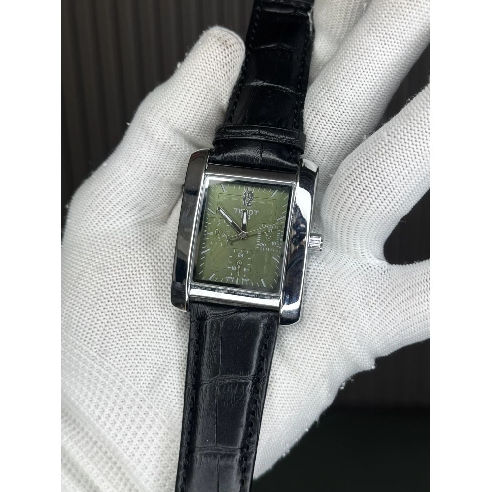 Tisso t T Trend Silver Green Premium Chronograph Watch
