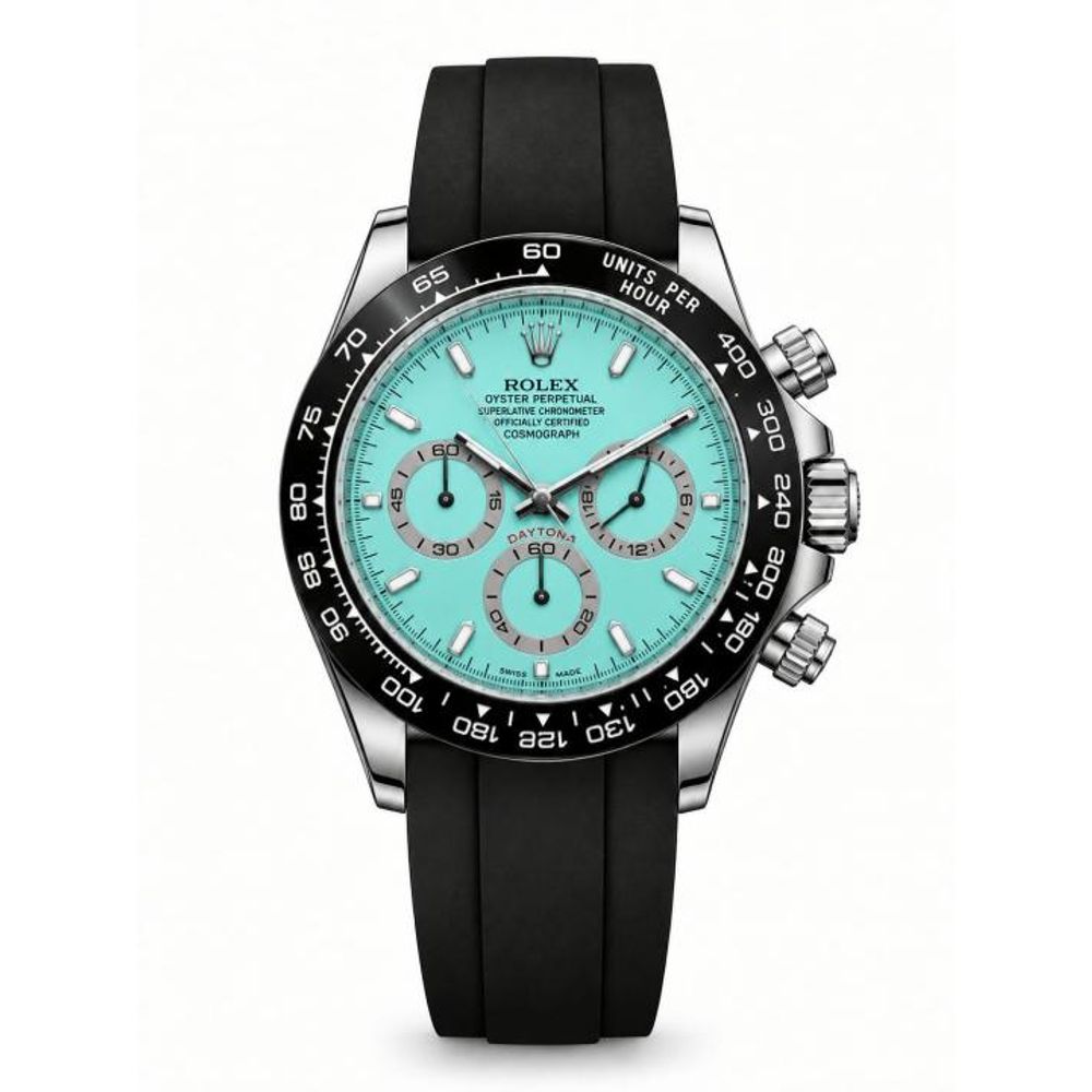 Roleex Daytona Rubber Tiffany Dial Heavy Quality