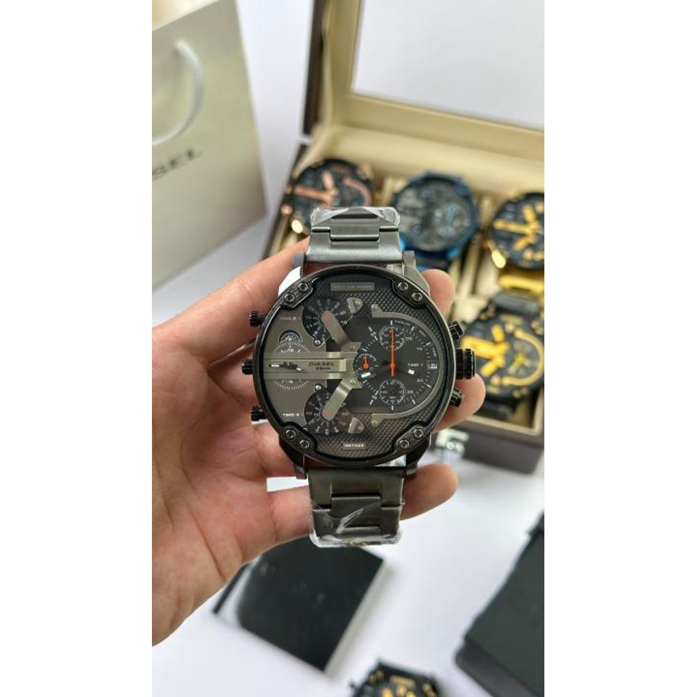 Diesal Mr. Daddy 2.0 Chronograph Watch Japan watch heavy quality