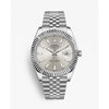 Rolee_x Oyster Perpetual Date Just Silver Grey Dial