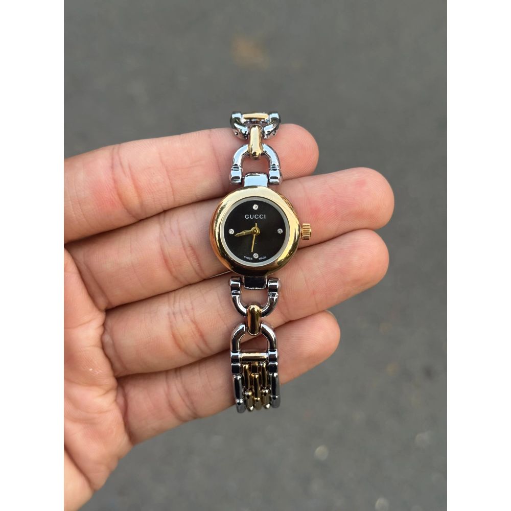 Gucc_i Women's Two Tone Black