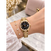 Roleex Women Oyster Perpetual Date Just Gold Black