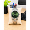 TISOT PRX SILVER GREEN PLANE DIAL AT358
