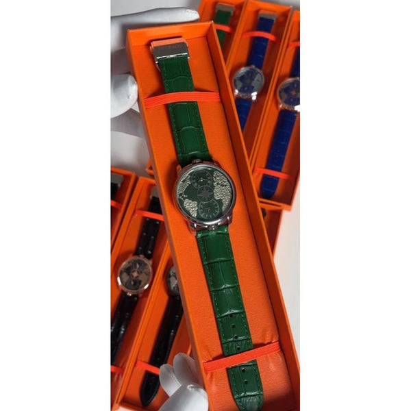Jacob & Co. The World Is Yours Dual Time Zone Green Silver