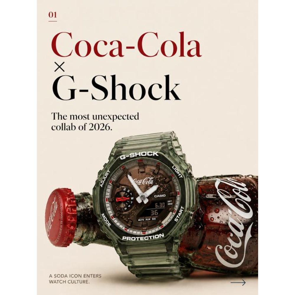 Casio G-Shock GA- 2100CC-3A Coca-Cola Collaboration