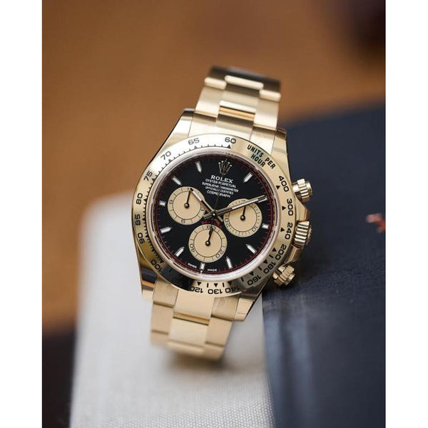Rolee_x Oyster Perpetual Daytona Chosmograph Gold-Black-Gold Chrono