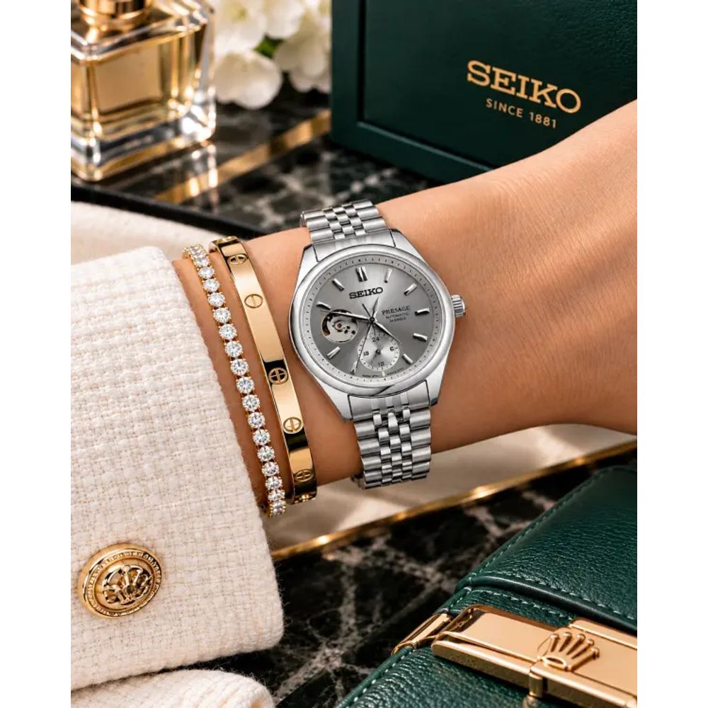 Seiko Presage Classic Series SPB527J1 ledies silver gray