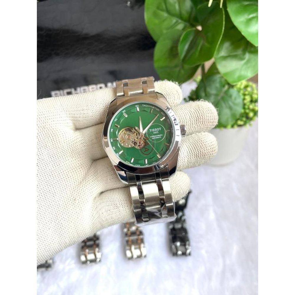 Tisot  Couturier Automatic Silver Green AT453