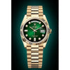 ROLLEX DAYDATE GOLD GREEN DIAMOND DIAL 299