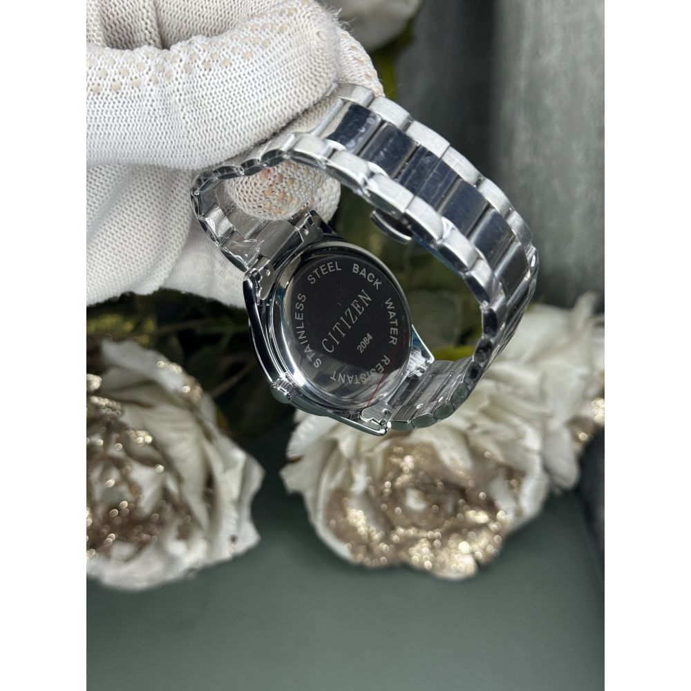 Citizen NJ0191 Silver Black Premium Quartz Watch