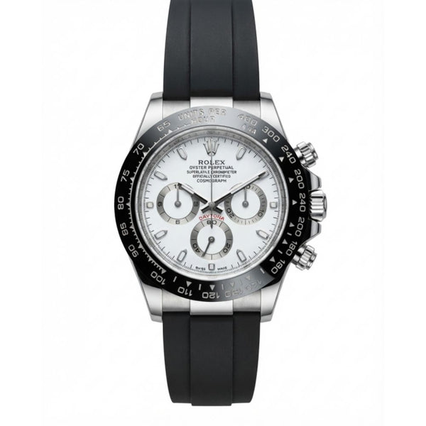 Rolee_x Daytona Oysterflex Perpetual Black White Dial