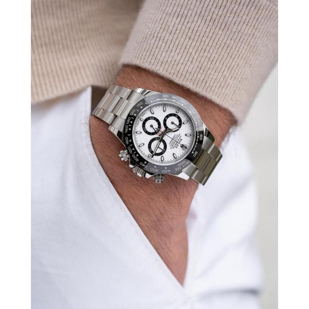 Rolee_x Oyster Perpetual Daytona Chosmograph Silver-White Panda