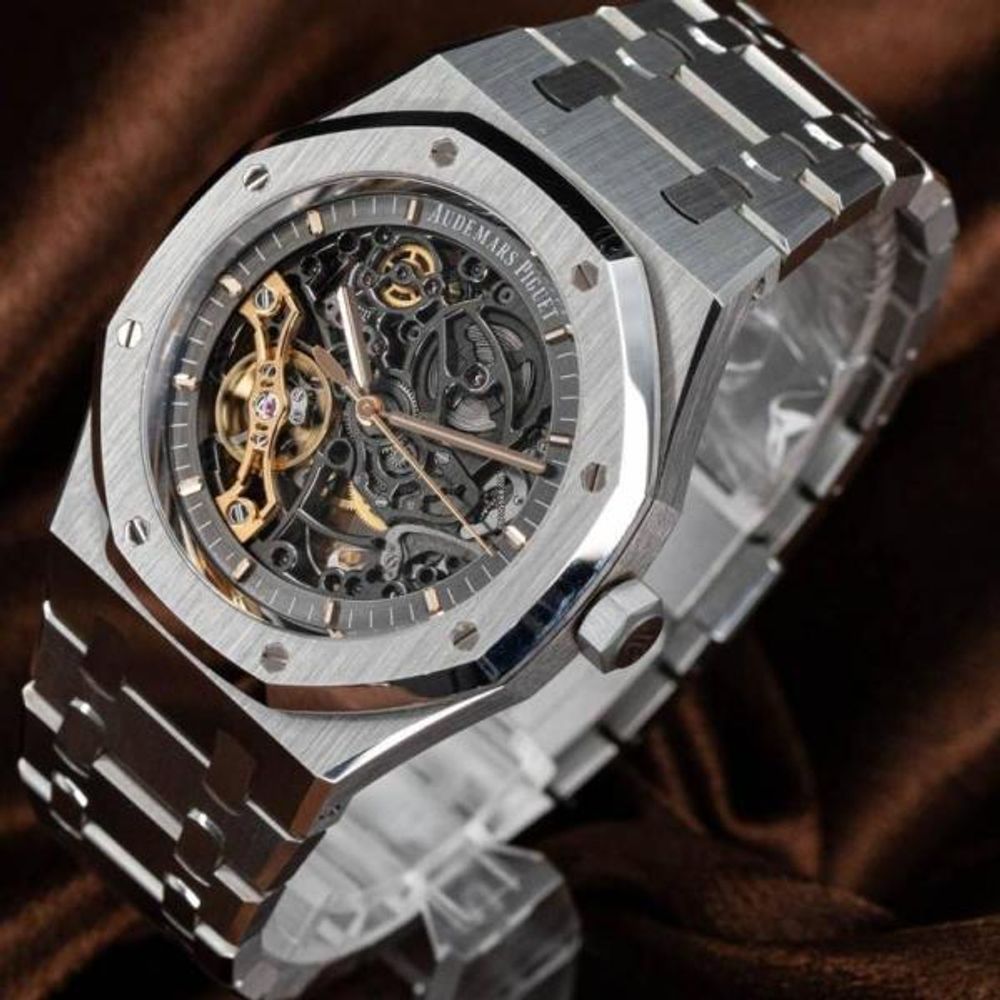 Audemars piguee_t Royal Oak Skeleton Automatic silver