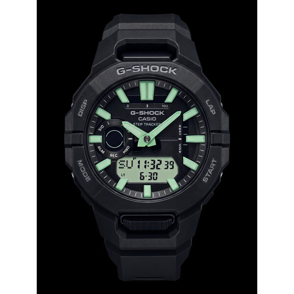 Casio G Shock GBA-950-2A Full Black LimeGreen-Needles