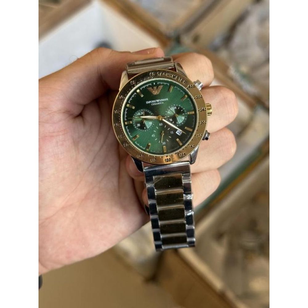 Emporio Arma i Chronograph (All working) Best Quality