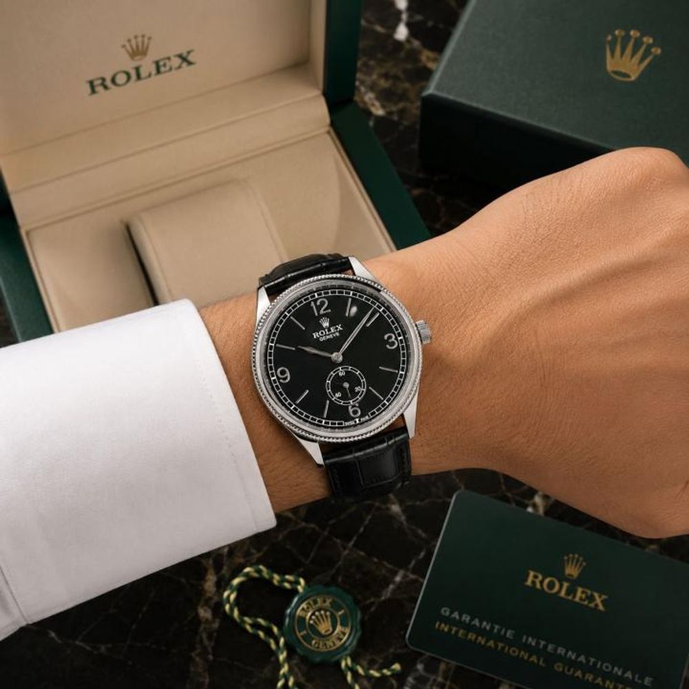 ROLEEX 1908 AUTOMATIC BLACK SILVER 1118