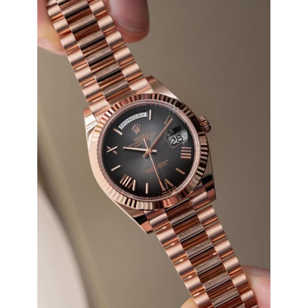 Rolee_x Oyster Perpetual Day Date 40 Battery Copper-Grey