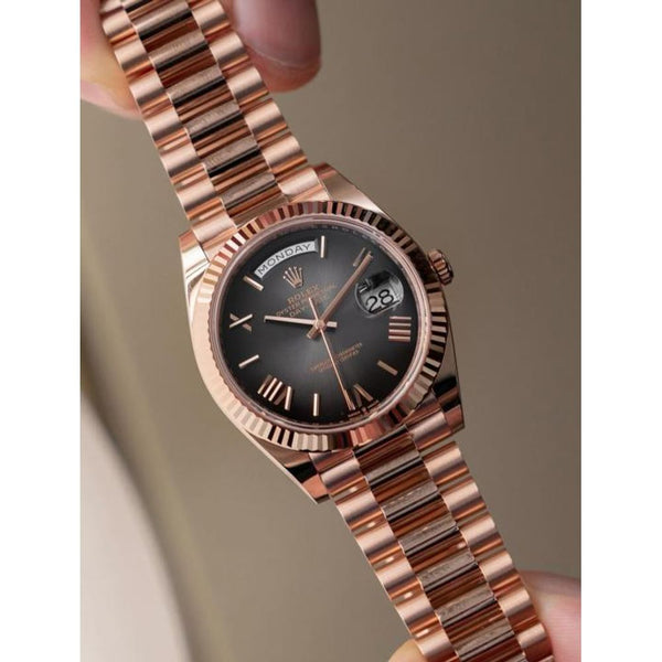 Rolee_x Oyster Perpetual Day Date 40 Battery Copper-Grey
