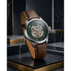 Fosil Townsman brown silver green Automatic