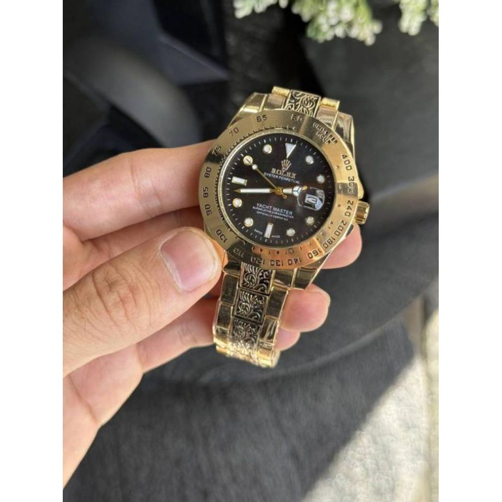 Role Vintage Gold Black Quartz
