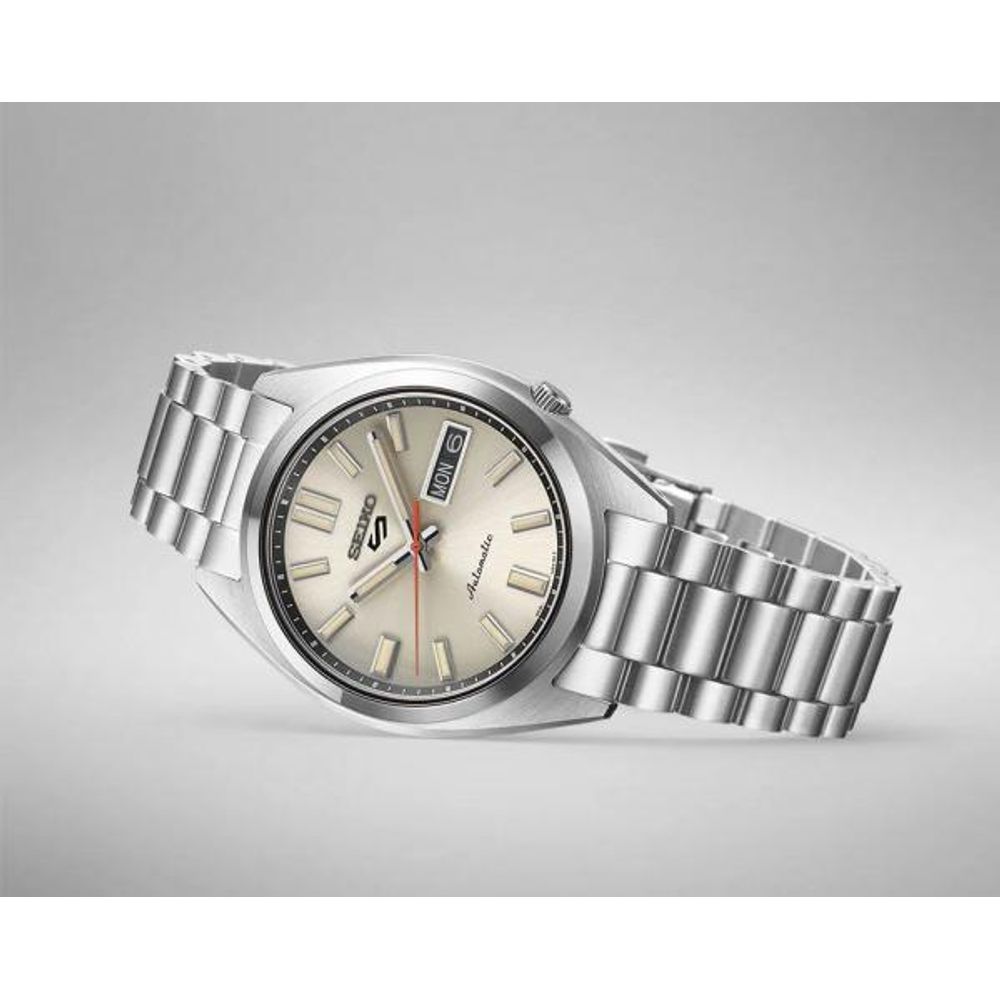 Seiko_o 5 Sports SNXS Automatic silver Gray